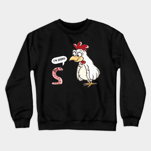 Funny Humor Sorry I'm Sorry Animals Funny Crewneck Sweatshirt by KK-Royal